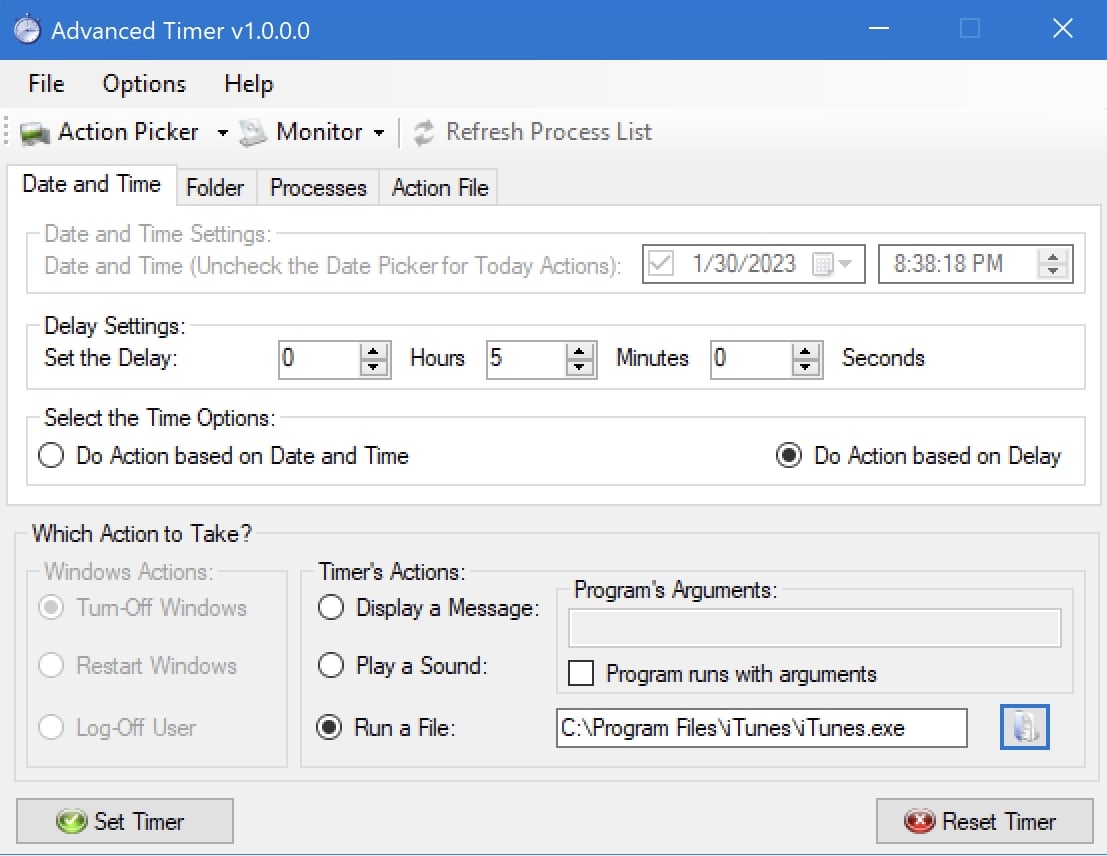 Advanced Timer trigger dashboard