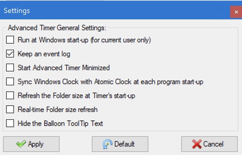 Advanced Timer scheduled task setup