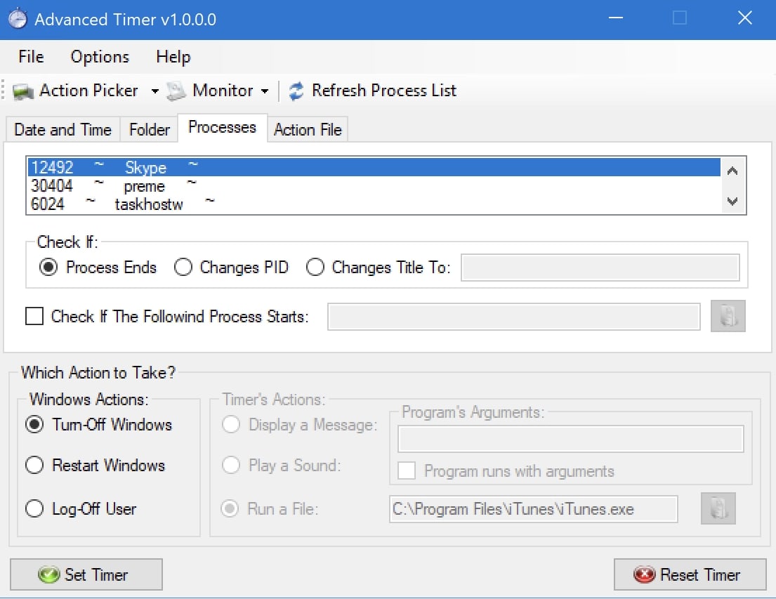 Advanced Timer process-based automation